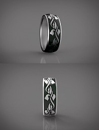 CAD design of ring