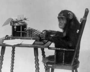 Monkey with Typewriter